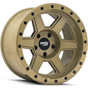 Dirty Life – COMPOUND – Desert Sand – 17″x9″ -12mm – All weather Wheels – 9315-7936DS12